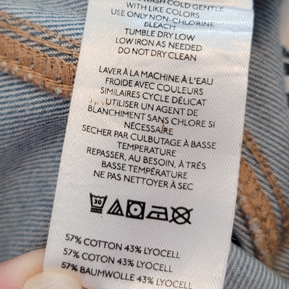 🆕️ Free People Good Luck Coated Barrel Jeans - Picture 9 of 14